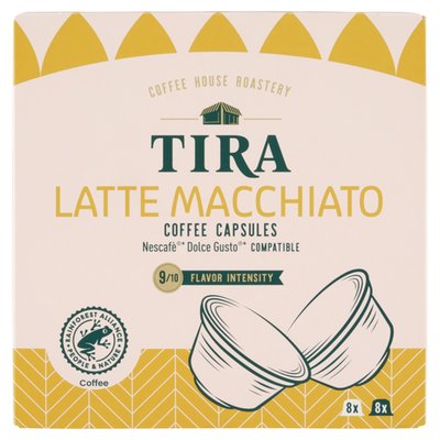 Obrázek Tira Latte Macchiato pražená mletá káva v kapslích 8 ks 164g