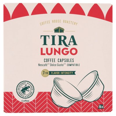 Obrázek Tira Lungo pražená mletá káva v kapslích 16 x 7g (112g)