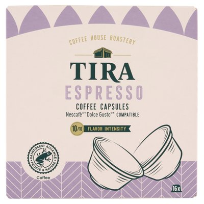Obrázek Tira Espresso pražená mletá káva v kapslích 16 x 7g (112g)