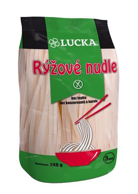 Obrázek Rýžové nudle  Lucka 240g - 3 mm