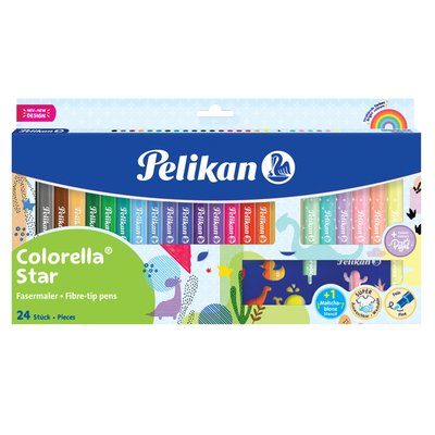 Obrázek Fixy Colorella, 24 ks + šablona