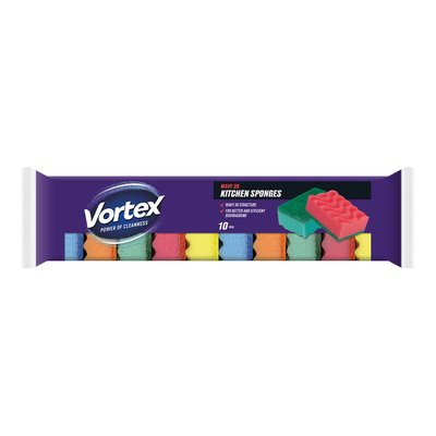 Obrázek Vortex kuchyňské houbičky 3D vlnité 10 ks