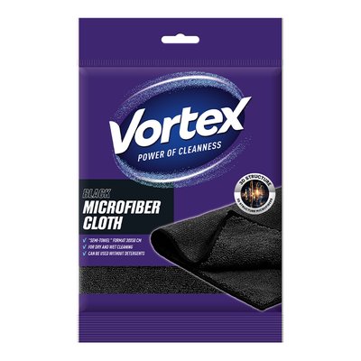 Obrázek Vortex hadřík z mikrovlákna Semi-Tower Black 1 ks
