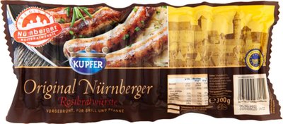 Obrázek ŠETŘÍME JÍDLEM: Norimberské klobásky 300g