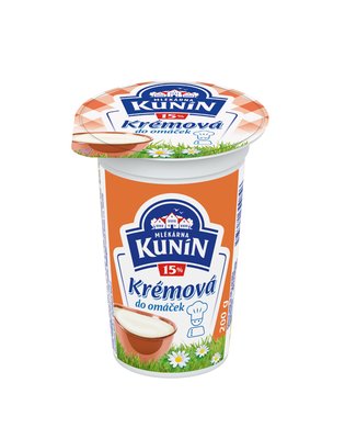Obrázek ŠETŘÍME JÍDLEM: Kunín krémová do omáček 15% 200g