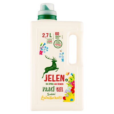 Obrázek Jelen Prací gel s vůní lučního kvítí 60 praní 2,7l