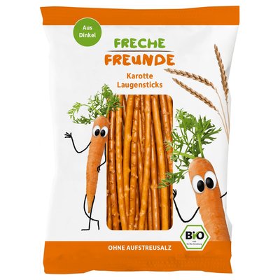 Obrázek Freche Freunde BIO Špaldové tyčinky s mrkví 75g
