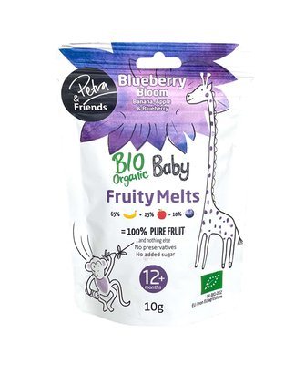 Obrázek Petra & Friends BIO Ovocné smoothie kousky sušené mrazem - banán, jablko a borůvka 10g