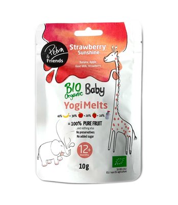 Obrázek Petra & Friends BIO Ovocné smoothie kousky sušené mrazem s jahodami a kozím mlékem 10g