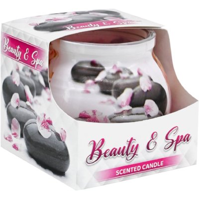 Obrázek Svíčka vonná ve skle soudek - Beauty & SPA Pink