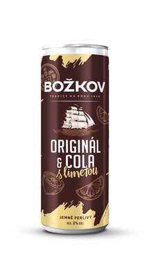 Obrázek ŠETŘÍME JÍDLEM: Božkov Original & Cola 6% 0,25
