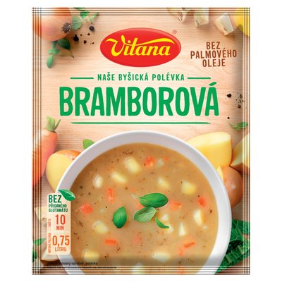 Obrázek ŠETŘÍME JÍDLEM: Vitana Naše Byšická polévka Bramborová 66g