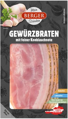 Obrázek Berger Vepřové maso pečené s kořením s jemným nádechem česneku 80g