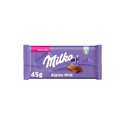 Obrázek Milka Alpine Milk mléčná čokoláda z alpského mléka 45 g