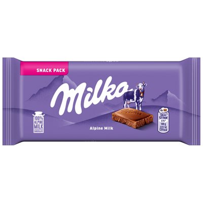 Obrázek Milka Alpine Milk mléčná malá čokoláda z alpského mléka 45 g