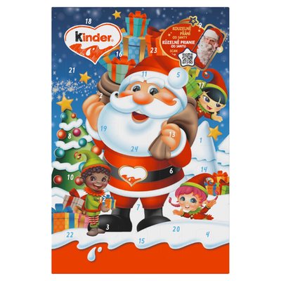 Obrázek Kinder Adventní kalendář 24 ks 151g