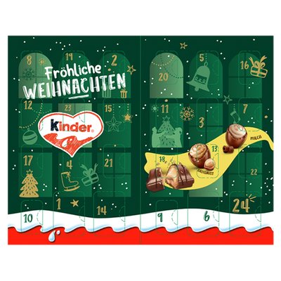 Obrázek Kinder Adventní kalendář 24 ks 121g