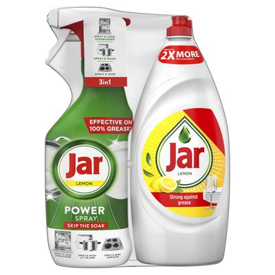 Obrázek Jar Power Spray Lemon 500ml + Na nádobí Lemon 900ml