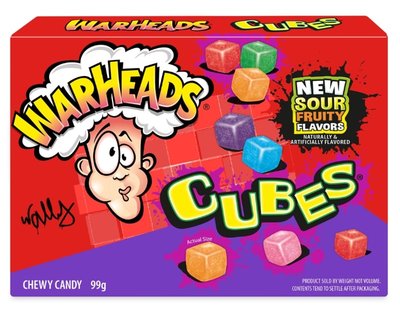Obrázek Warheads Cubes Ovocné želé bonbóny 99g