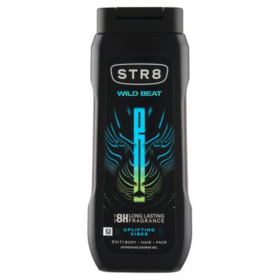 Obrázek STR8 Wild Beat osvěžující sprchový gel 3 v 1 400ml