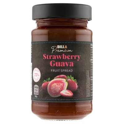 Obrázek BILLA Premium Ovocná pomazánka jahodová s guavou 250g