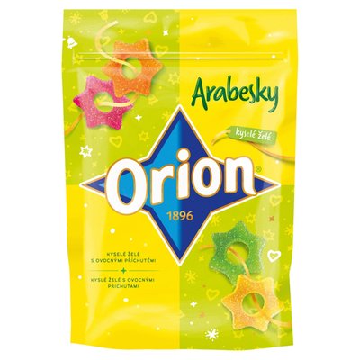 Obrázek ORION Arabesky želé kyselé v sáčku 130g