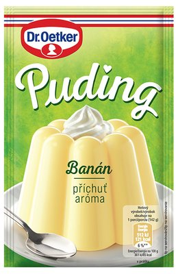 Obrázek Dr.Oetker Puding příchuť Banán 38g