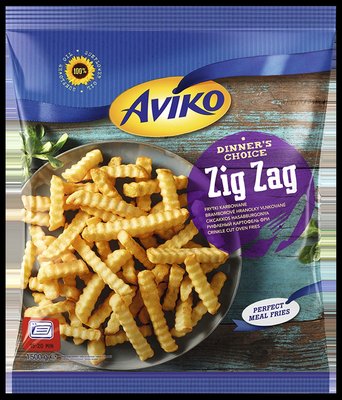 Obrázek Aviko Zig Zag hranolky vlnky 1500g