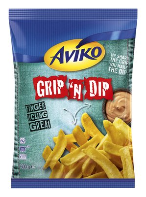 Obrázek Aviko Grip 'n Dip hranolky ve tvaru U 600g