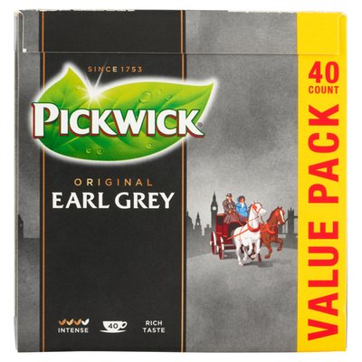Obrázek Pickwick Earl Grey černý čaj 40 x 2g (80g)