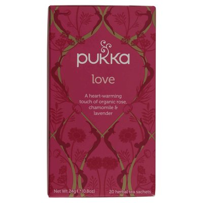 Obrázek Pukka Love bio čaj s heřmánkem 20 sáčků 24g