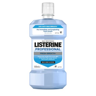 Obrázek Listerine® Proffesional Fresh Breath+ 500 ml