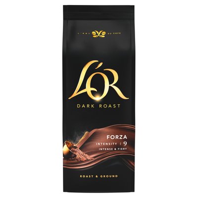 Obrázek ŠETŘÍME JÍDLEM: L'or Dark Roast Forza káva pražená mletá 250g