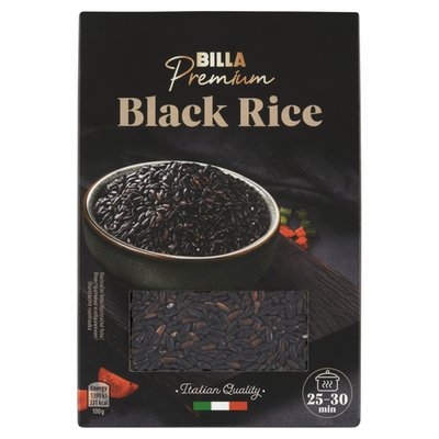 Obrázek BILLA Premium Černá rýže střednězrnná loupaná 500g