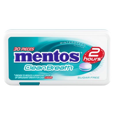 Obrázek Mentos CleanBreath Winter Green funkční bonbony 21g