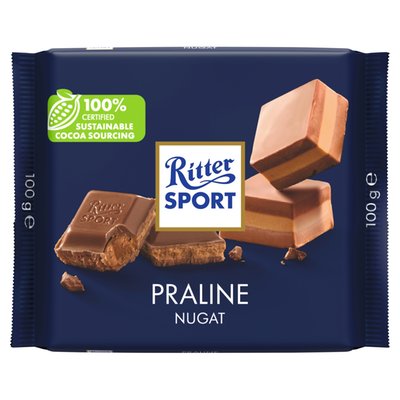Obrázek ŠETŘÍME JÍDLEM: Ritter Sport Nugátová čokoláda 100g