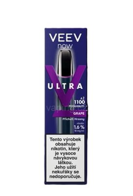 Obrázek Veev Now Ultra Grape 18mg jednorázová elektronická cigareta