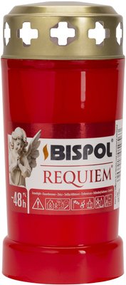 Obrázek Hřbitovní svíčka s víčkem 115 g