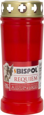 Obrázek Hřbitovní svíčka s víčkem 190 g