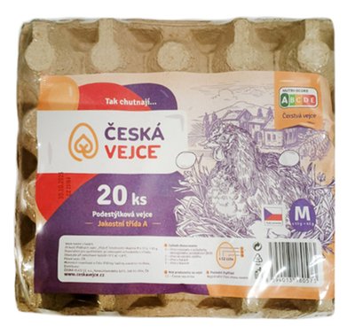 Obrázek Podestýlková vejce M 20 ks