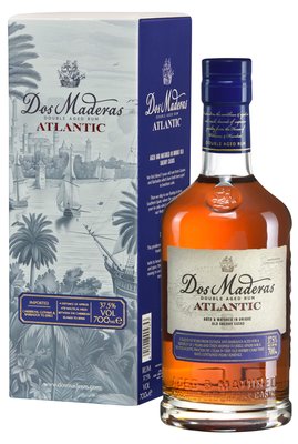 Obrázek Dos Maderas Atlantic rum 37,5 % 0,7l dárkový box