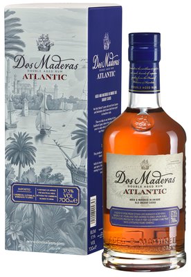 Obrázek Dos Maderas Atlantic rum 37,5 % 0,7l dárkový box
