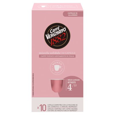 Obrázek Caffè Vergnano 1882 Women in Coffee kávová směs pražená mletá kapsle 10 x 5,5g (55g)