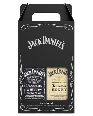 Obrázek Jack Daniel's & Jack Daniel's Honey Duopack 2 x 350ml