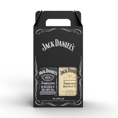 Obrázek Jack Daniel's & Jack Daniel's Honey Duopack 2 x 350ml