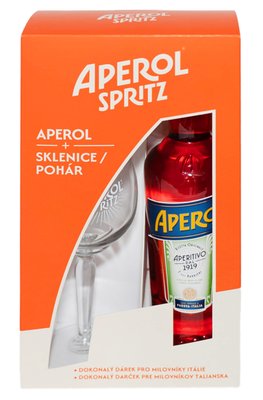 Obrázek Aperol Gift Box 2025 Bitter 0,7l 11%+sklenička