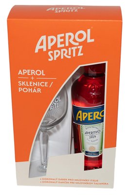 Obrázek Aperol Gift Box 2025 Bitter 0,7l 11%+sklenička