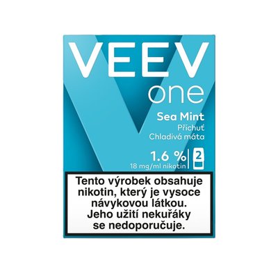 Obrázek Veev One 1000 Pod 2 ks Sea Mint náplně do e-cigarety