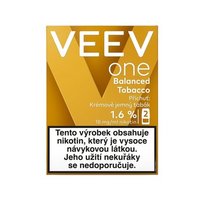 Obrázek Veev One 1000 Pod 2 ks Balancec Tobacco náplně do e-cigarety