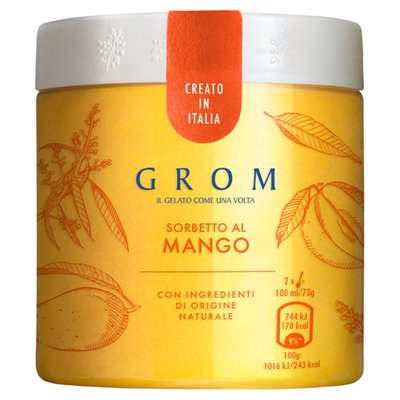 Obrázek ŠETŘÍME JÍDLEM: Grom Mango italská zmrzlina v kelímku 460ml